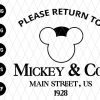 Mickey Co Svg File