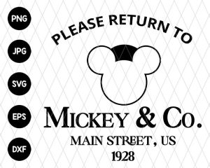 Mickey Co Svg File