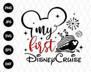 Mickey First Cruise Family Vacation Svg File