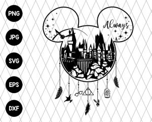 Mickey Head Svg File 2