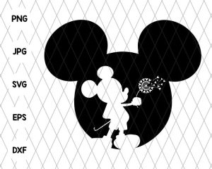 Mickey Head Svg File