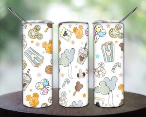 Mickey Magic Castle Snacks Tumbler Png