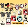 Mickey Minnie SVG, Mickey Mouse SVG Bundle, Instant Digital Download