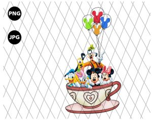 Mickey Mouse Friends Tea Cup Png