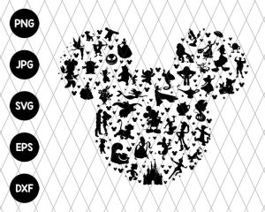 Mickey Mouse Head Svg File