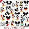 Mickey Mouse SVG, Mickey Mouse Head, Mickey Mouse Face SVG