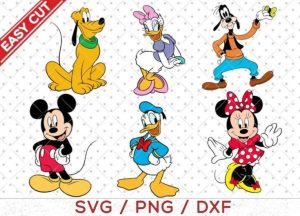 Mickey Mouse SVG, Mickey Mouse House SVG