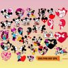 Mickey Mouse Valentine SVG, Mickey and Minnie Love SVG