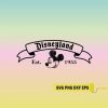 Mickey Sketched Disneyland Vacation SVG, Mickey Mouse SVG