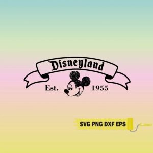 Mickey Sketched Disneyland Vacation SVG, Mickey Mouse SVG