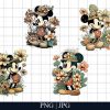 Mickey With Flowers Png Files