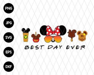 Minnie Best Day Ever Snack Goal Svg File