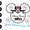 Minnie Bound Trip Family Vacation Svg File