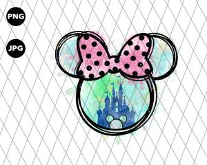Minnie Castle Watercolor Png