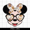 Minnie Mouse Glasses Boho Flower Png Family Trip 2023 Png