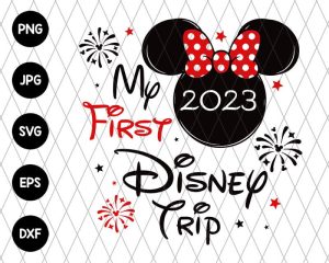 Minnie My First Trip Svg File