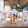 Moana Sippy Cup Sublimation Design