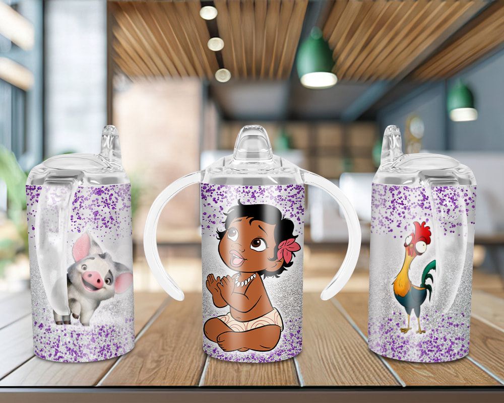 Moana Sippy Cup Sublimation Design Moana Sippy Cup Sublimation Design