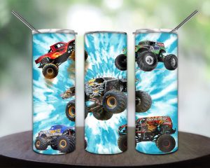 Monster Truck Tumbler Png 20oz Skinny Tumbler Png
