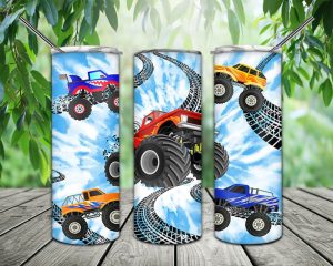 Monster Trucks Tumbler Png