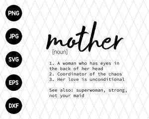 Mother Noun Svg File