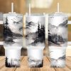 Mountains And Lakes 40 Oz 2 Piece Tumbler Wrap