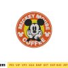 Mouse Coffee Stamp Embroidery Design