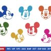 Mouse Faces Embroidery Design