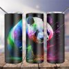 Neon Panda Tumbler Png