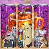 Nightmare Jack And Sally Glitter Tumbler Png