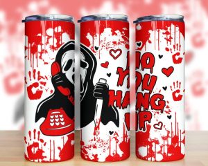 No You Hang Up Red Tumbler Png
