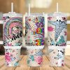 Nurse Life Rainbow Leopard 40 Oz 2 Piece Tumbler Wrap