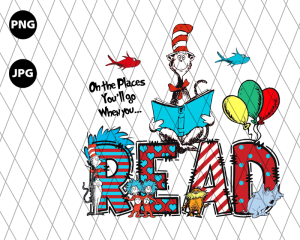 Oh The Places Youll Go When You Read Png
