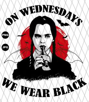 On Wednesday We Wear Black Png