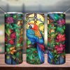 Parrot Colorful Tumbler Png