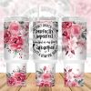 Perfectly Imperfect Flowers 40 Oz 2 Piece Tumbler Wrap
