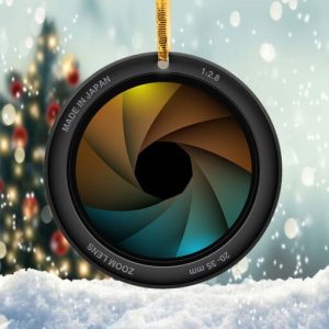 Photographer Camera Lens Ornament Png