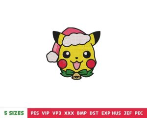 Pikachu Embroidery Design 2