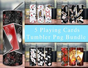 Play Cards Bundle Tumbler Png