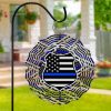 Police Back The Blue Wind Spinner Png File Hanging Wind Spinners For Outdoors