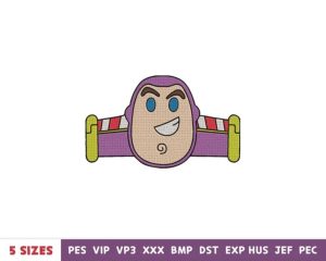 Popular Buzz Cartoon Embroidery Design