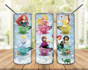 Princess Girl Tumbler Png