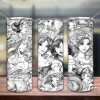 Princess Sketch Tumbler Png