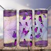 Purple Butterfly Tumbler Png