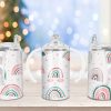 Rainbow Sippy Cup Sublimation Design