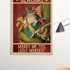 Reading Makes Me Feel Less Murdery Poster Print, Digital Poster Wall Art