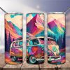 Retro Hippie Van Tumbler Png