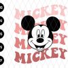 Retro Mouse Mickey Face Svg File