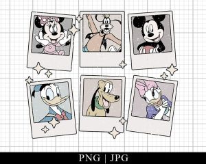 Retro Mouse Polaroid Png Files
