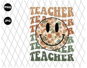 Retro Teacher Png